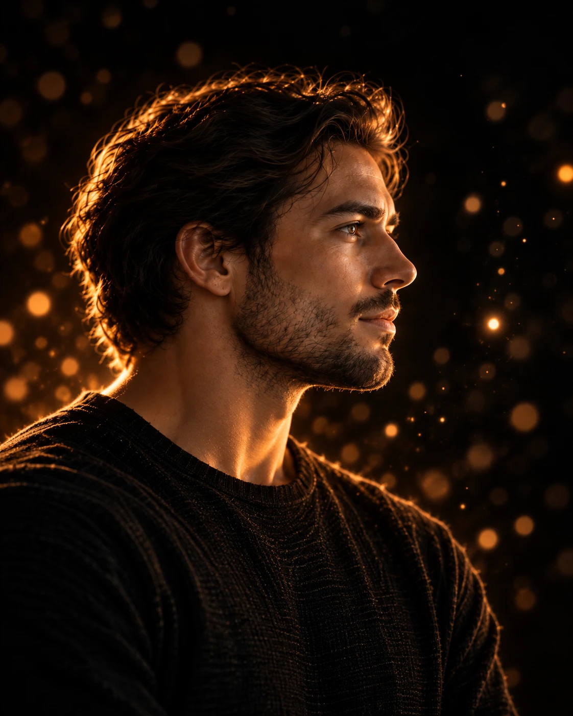 Illustration: a human face in warm light, representing Humanopia’s human editor
