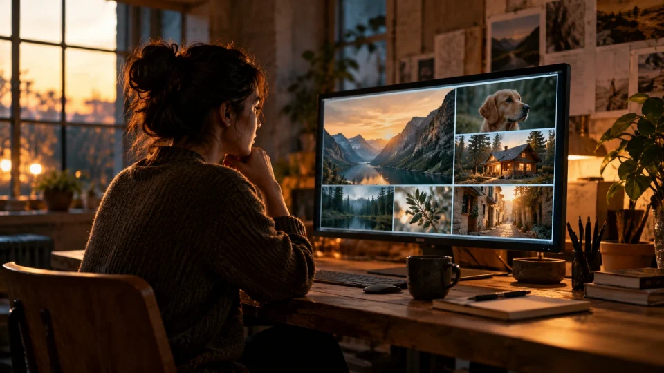 Editorial illustration: Getting started with AI image generation