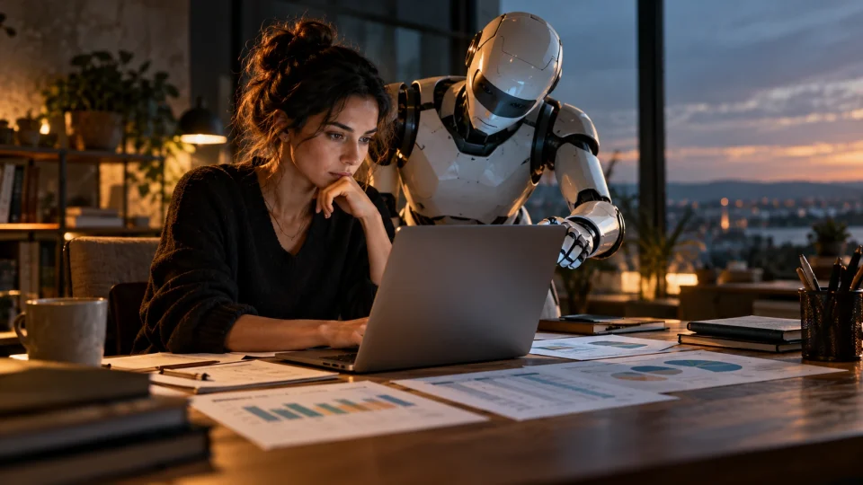 Editorial illustration: AI for spreadsheets: formulas, cleanup and charts