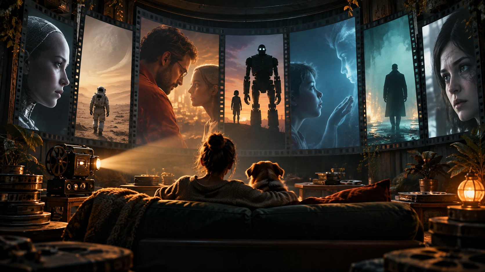 Editorial illustration: Ten films about AI everyone should watch
