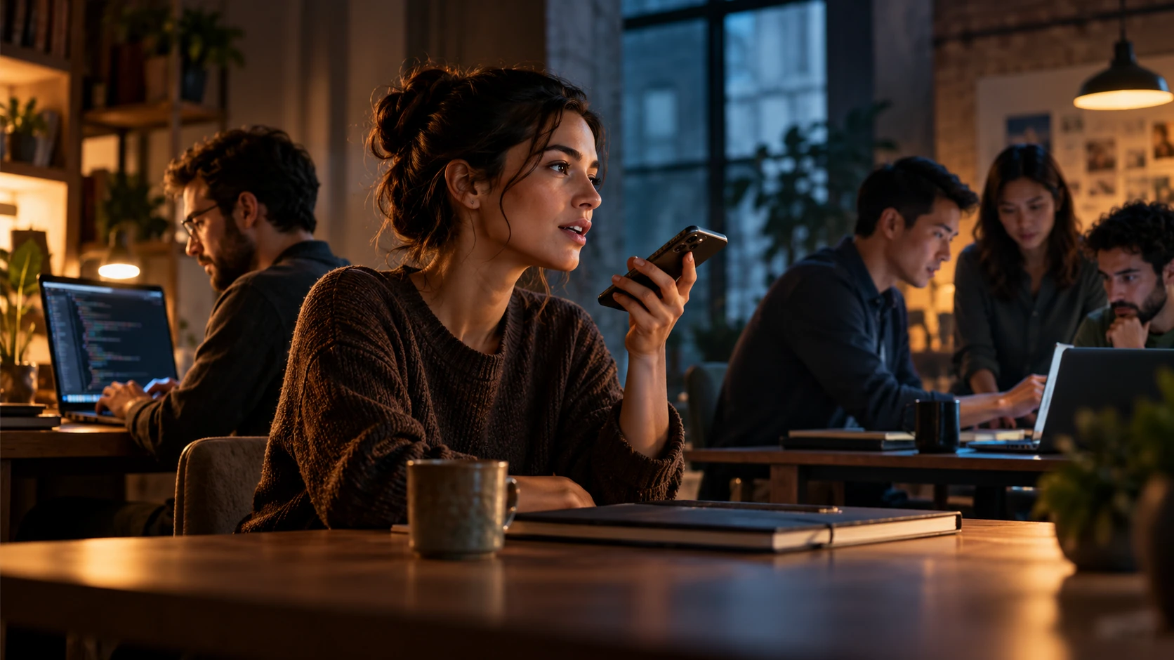 Editorial illustration: Voice mode rolls out to free users