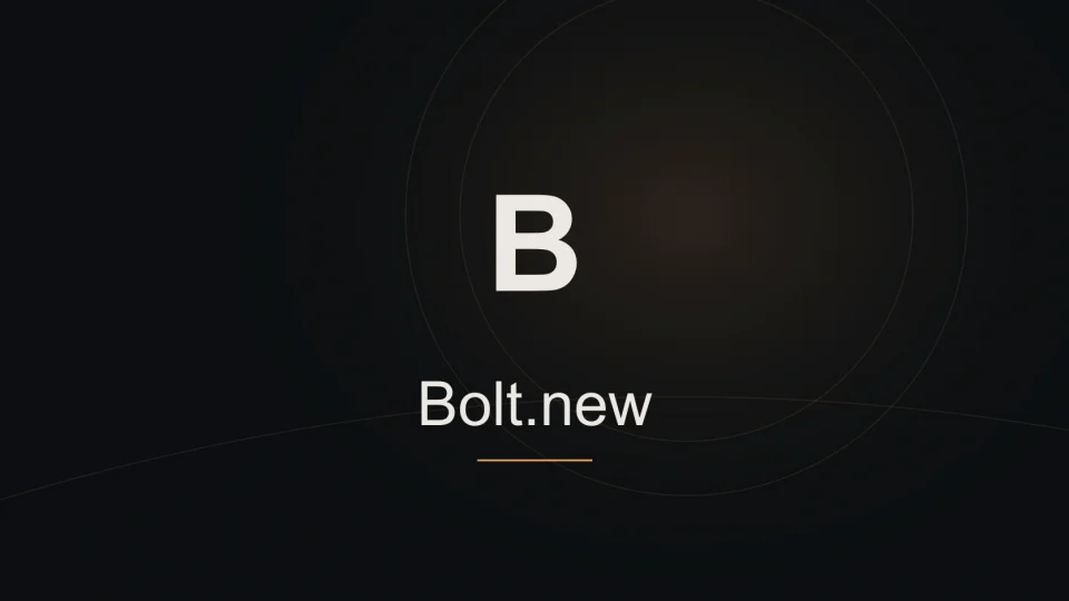 Bolt.new tool identity
