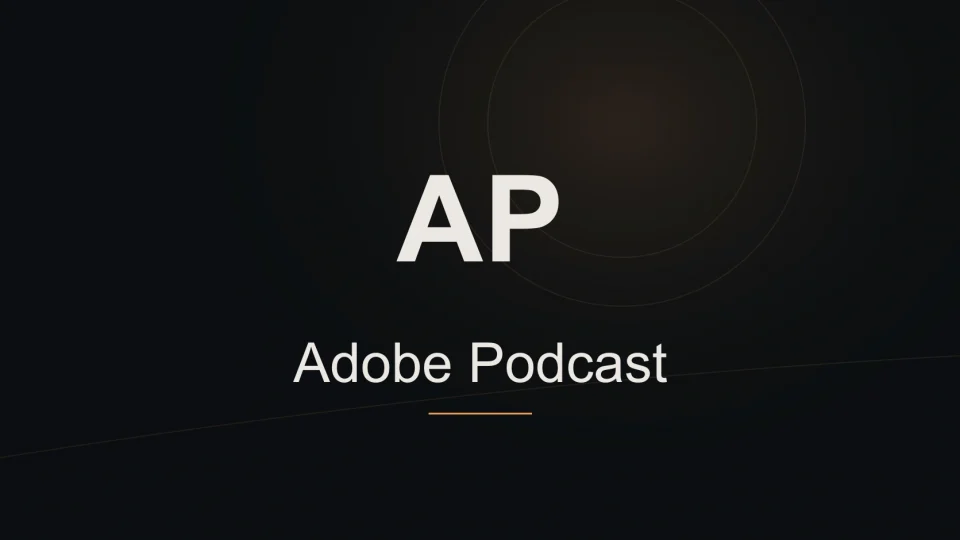 Adobe Podcast tool identity