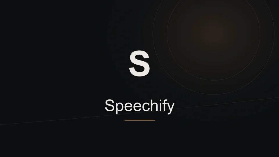 Speechify tool identity
